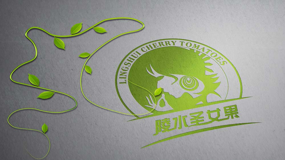 陵水圣女果標(biāo)志、包裝設(shè)計